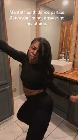 Dancing is good for mental health and selfcare. #blackgirlfollowtrain #blackgirlmagic #blackgirltiktok #therealpussinboots#BlackTikTokk#blackwomenoftiktokk 