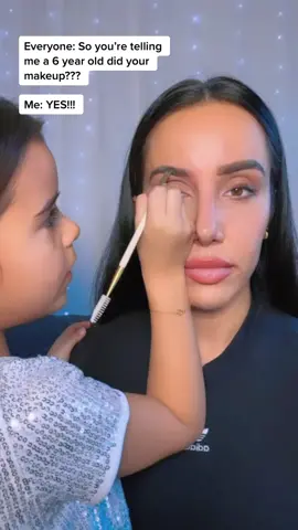 Don’t question it… #mummyanddaughter #makeup #LearnOnTikTok #fyp #makeuptutorial 