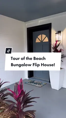 Our Beach Bungalow Flip House! I have detailed video of every room transformation under Beach Bungalow Playlist! 🥰 #DIY #diyproject #housetour 