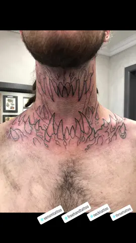 🔥😈🔥Tony has started absolutely incredible free hand neck tats for Seth🔥😈🔥 If you want to get dark theme free hand tattoo, Tony is the man with the 30 years of experience who dose amazing work for you💥🤞🧙‍♂️ To book in with Tony and our crew call us on  55921905 or send us an email to  Info@goldcoasttattoos.com.au https://goldcoasttattoos.com.au/artist/tony-ranger/ #goldcoasttattoo #skinfxtattoos #goldcoast #surfersparadise #goldcoastoriginals #tattooideasp #surfersparadisetattoos #tattoo #irezumi  #blackandgreytattoo #freehandtattoo #darktattoo #necktattoo #throattattoo #venomtattoo 