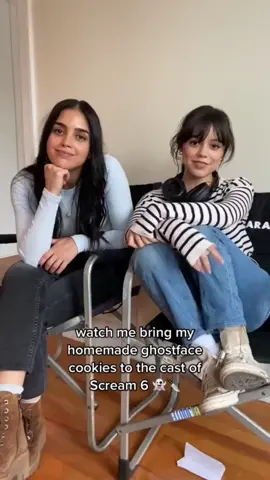 Jenna Ortega behind the scenes of Scream 6 #Trending #Scream #Scream6  #Netflix #jennaortega