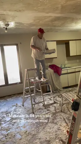 So much respect and love for this old guy.  #construction #fyp #bluecollar #foryou #work #working #myfollwers #foreveryone #viral #fypシ #drywall   