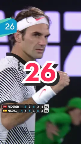 THAT point 👆 #tennis #ausopen #federer #nadal #rafaelnadal #rogerfederer 