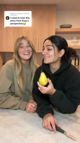 Replying to @charlotte_frantz1 my side of the story of my perfect pear @majortraeger #LearnOnTikTok #storytime #couple #wlw #wlwcouple #lgbt #fruit #dating 