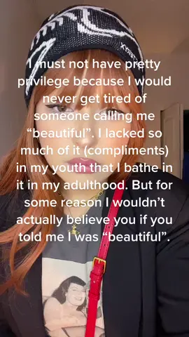 Please tell me im not the only one who feels this way 🥹 #swanprincess #duvetboa #lovingyourself #selflove #adulting #prettyprivilege #prettygirls #beautystandard #swanprincesstok #bodydysphormia #fypシ #foryoupage 