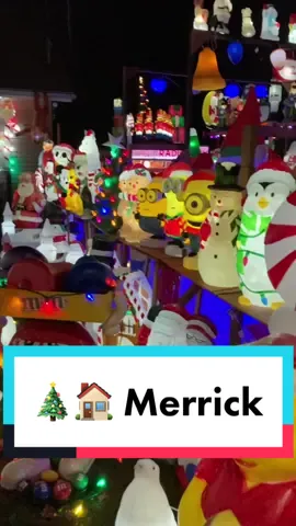 The Heide family, famous from “The Great Christmas Light Fight” has done a spectacular job decorating again!  This house is located at 2509 Yale Place in #merrick #longislandnewyork!  They collect money for Bobby and the Strays a bring some money with you if you visit and support this amazing cause while checking out some of the best decorations #onlongisland!