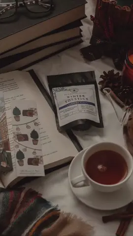 So happy it’s officially winter — now if only it would snow! ❄️ #wintersolstice #wintervibes #teatok #BookTok #aestheticvideo #winteraesthetic #teaandbooks #booksandtea #teapour #winterweather #winterseason #calmingvideo #calmaesthetic 