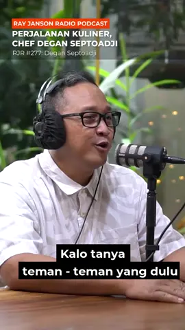 Chef @Chef_Degan its back!!🤩🔥 tonton full videonya BESOK di youtube rayjansonradio!!