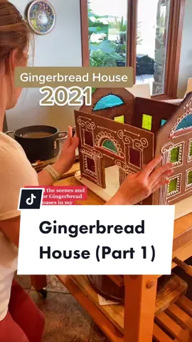 During the pandemic, some people learned how to bake sourdough… I learned gingerbread. #holidaytraditions #gingerbreadhouse #opencommitmentlife 