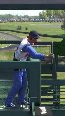 Barney went to flag waving school - he got the motion now #iracing #simracing #racing #Motorsport #iracingofficial