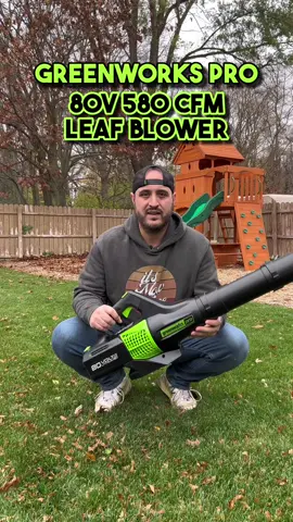 The @greenworkstools 80V 580 CFM Leaf Blower is certainly a toy to be impressed with. With wind speeds up to 145mph and a Turbo Button for stubborn debris, this blower is certain to get the job done. Add in the fact there is zero emissions and a lightweight and low decibel design, this blower is perfect for homeowners with kids and neighbors nearby. Get your Greenworks blower on Amazon.com! #LifePoweredByGreenworks #GreenworksPartner #GreenworksTools #lawncare #leafblower #tools #fall #leafcleanup #dadlife #dadmoves #sponsored