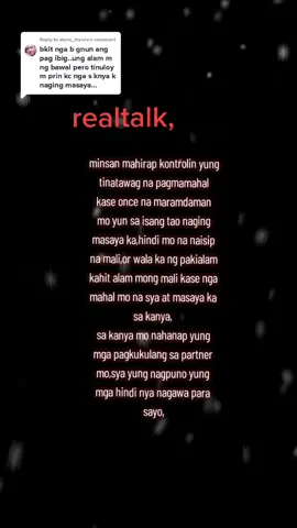 Replying to @alena_franco my own openion,but not all naman,#fyp #hugot #loveqoutes #foryourpage #ldr #mariel18 
