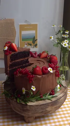 Pov: Baking in a Hallmark Christmas movie 🎄🎅🏻✨ #chocolatecake #aesthetic #cottagecore #christmas 