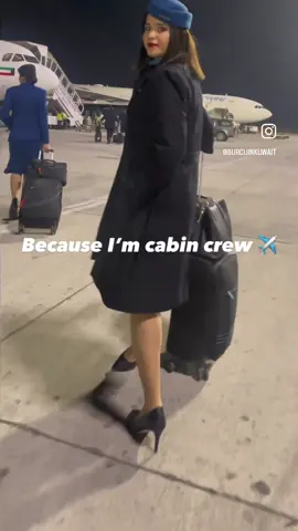 Cabin crew ✈️😍 #kuwait #cabincrew #crewlife #canincrewlifestyle #kuwait_tiktoker #emirates #kuwaitairways #jazeera 
