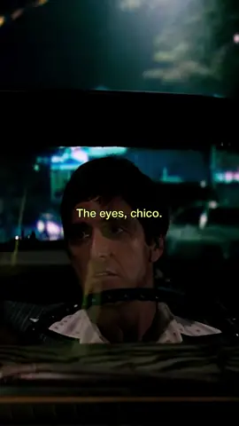 The eyes, chico… #scarface #fyp #movies #movietok #tonymontana #foryou #viral #foryoupage #movieclips 
