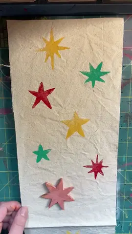 Stamping some wine totes 🍷 #winetotes #printmaking #artwork #handmade #speedballink #fabric #sewing #DIY #printmaker #wine #stars #bats #italiancookies #stamps 