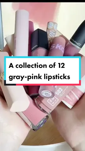 Low saturation grey pink lipstick #beauty #lipstick #imbmakeup #greypink #fyp 