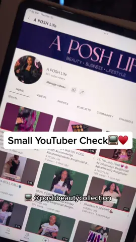 YouTuber Checkkkk📺♥️ please subscribe and if you have a channel drop the name in the comments ⤵️ #smallyoutuber #youtubechannel #smallyoutubercheck #contentcreator #blackcontentcreator #youtubevideo #blackyoutubersupport #blackyoutubervlogger #blackyoutuber_fp 