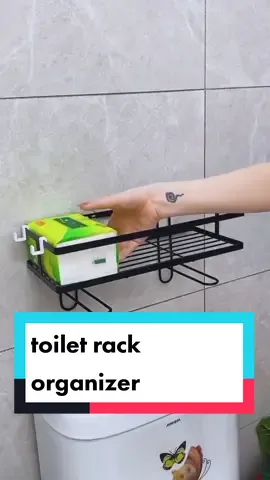 Wall mounted bathroom toilet rack storage organizer #bathroom #Home #organizer #storage #toiletstorage #toiletorganizer #toilet #toiletcleaner #Home #tiktokshopbudol #tiktokshop #fyp #foryoupage 