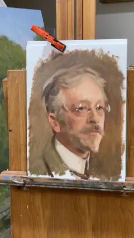 This is a Mastercopy of a portrait by John Singer Sargent. Great learning exercise #oilpainting #portaitpainting #allaprima #johnsingersargent #art #portraitsketch   