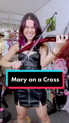 Replying to @hanakouwu44 taking a break from the Christmas covers to bring you this (hope I’m not too late to the trend) #maryonacross #ghost #violin #fyp 