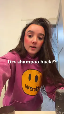 Why did this work so well tho???? #dryshampoohack #dryshampoo 