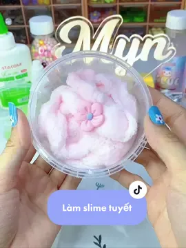 Kết quả slime bỏ tủ lạnh , làm slime mây #xuhuong #mynmyn2911 #slime 