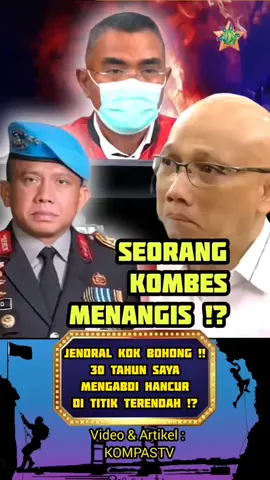Seorang Kombes pun menangis karena FS #brigadirj #bharadae #sambo 
