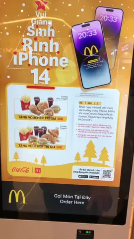 Trải nghiệm order đồ tại kiosk McDonald’s 😁 #cakebyvpbank #mcdonalds 
