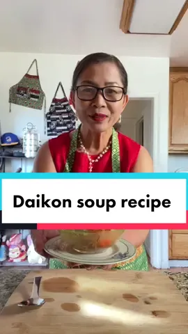 Daikon soup is perfect for cold weather serve with steamed rice.#fyp #homecooking #homecookingrecipe 