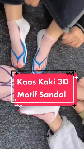 Kaos Kaki 3D Motif Sandal #kaoskaki#kaoskakimotif#kaoskaki3dsandal#kaoskaki3d#kaoskakiunik 