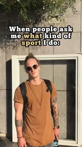 When people ask me what sport I do 🚀 ⠀ Every time I get asked what I train, it is pretty hard for me to explain. It is a mix of so many disciplines and the best word to describe it is „MOVEMENT“ ⠀ I wanna inspire you to explore and test the full potential of your body. Trust me, it is wort it 🍀 #noequipmentworkout #calisthenicsmotivation #movementculture 