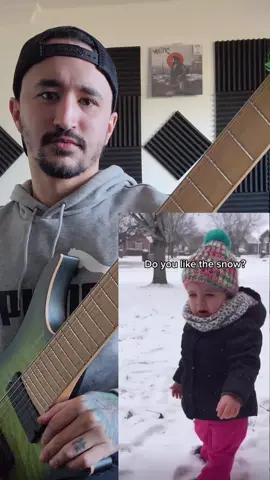 who else is feeling like this about the weather right now? #snow #winter #guitartok #fyp 
