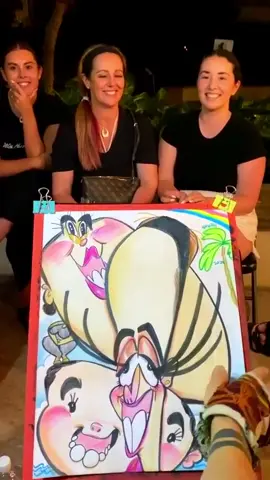 Thank you for your faces! 💓🌈🙏🤙 #caricatures #caricature #characterdesign #characterartist #cartoonist  #hiltonhawaiivillage #fyp #art #waikiki #honolulu #hawaii #oahu #artistsoftiktok #maui #art #honeymoon #maui #artist #foryou #foryourpage #portrait 