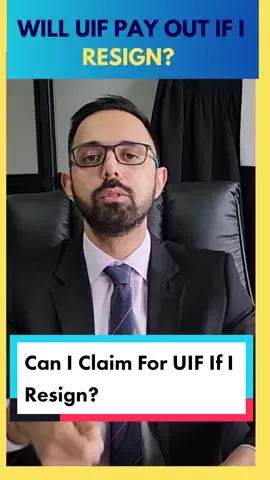 Can I Claim For UIF If I Resign? #employmentlaw #uif #southafricanlaw #fypシ 