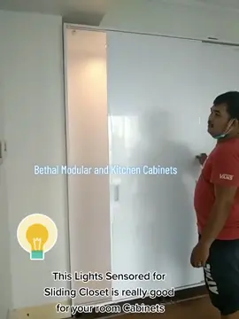 Light Sensored Cabinets for your room #fyp #foryoupage #Bethalmkcabinets #led #sensor #lights #modular #cabinets #modularcabinet 