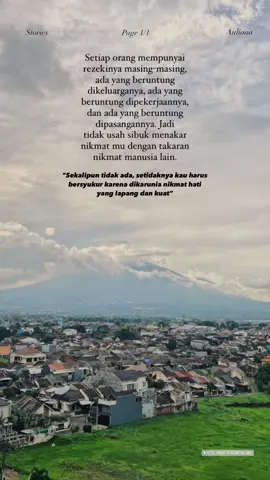 #masyaallahtabarakkallah kalau dibandingin terus gaakan ada habisnya #reminder #foryou #konten #quotes #miniaturalam #fyp #foryoupage 