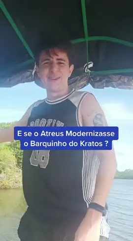 E se o Atreus Modernizasse o Barquinho do Kratos ? #dublador #dublagem #atreus #dubladoratreus #gowragnarok #lipevolpato #fy 