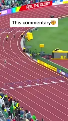 The comentators performance is almost as good as Sydneys😅 #fyp #trackandfield #sydneymclaughlin #worldrecord 