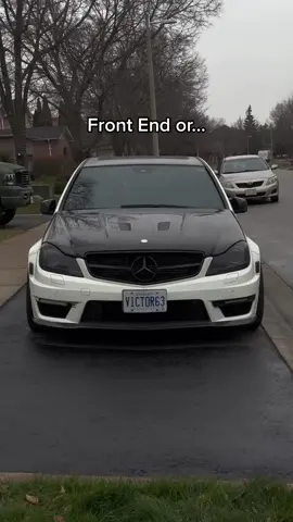 New trend😈Show your front end and back end let’s see what people think is nicer! Tag me❤️ #fyp #carsoftiktok #foryou #motivation #c63 #amg #trend #trending 