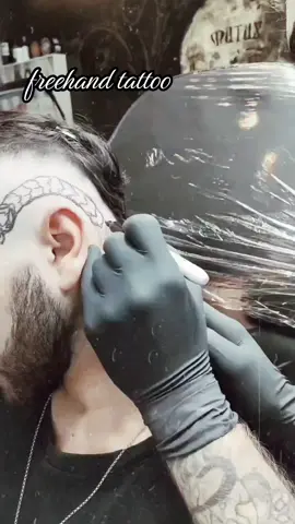 freehandtattoo 🔥 #freehandtattoo #centipede #headtattoo #tattoo #dark #nice #duisburg #germany 