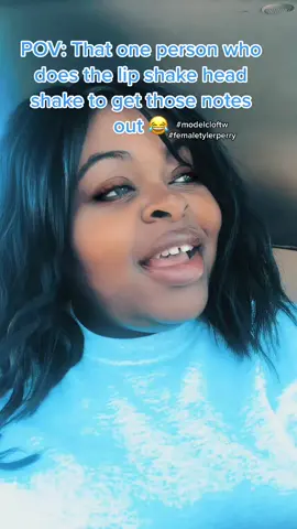 From the diaphragm 🙌🏾 #femaletylerperry #modelcloftw #singersoftiktok #diaphragmaticbreathing  