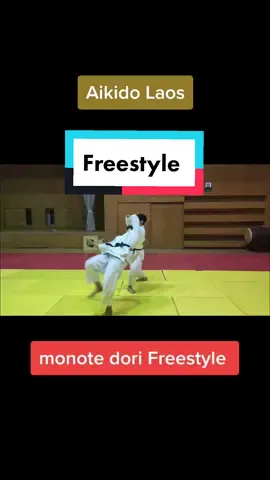 monote dori Freestyle ຫຼື ການຈັບ2ມື #AikidoLaos 