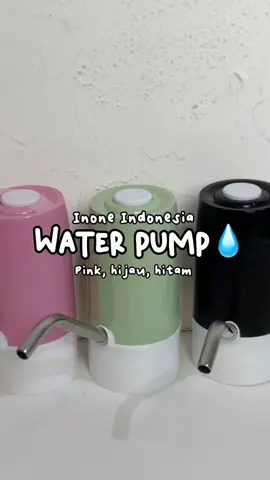POMPA GALON CUMA 20RB??!! Gaperlu ribet ngangkat galon lagi, tinggal pasang selang, pencet tombol cuurrr... lgsg minum😋 #cariajadiinone #barangunik #pompagalonelektrik 