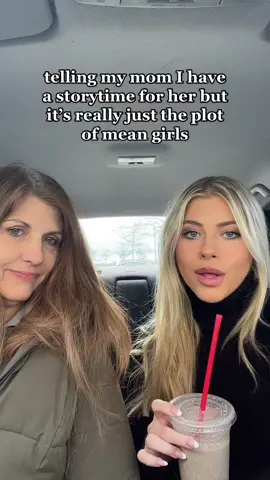 after we filmed this she said “there’s no way that’s the worst thing you’ve ever done” hahahaha #storytime #meangirls 