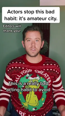 Energy should precede physical motion and then sustain it. This is the key to grace. Move your energetic limbs before the physical ones, and after. And in general don’t make any noises of any kind that don’t intentionally convey something about the story. Any noise will draw focus and distract the audience either consciously or subconsciously. And of course it tramples your partner’s lines! - - - #filmacting #actingskills #actingtips #actingexercise #actinglessons #actingclass #actingadvice #stagecraft #actingschool #audition #selftape #actorslife #acting #actors #laactor #nycactor #actress #laactress #nycactress #chicagoactor #goodacting #bestactor #howtobeanactor #actor #actorslife #actingcrafttechniques #actingtips101 #actingskills101 #actingpractice #rehearsal #actingcoach #selftapeaudition #selftape