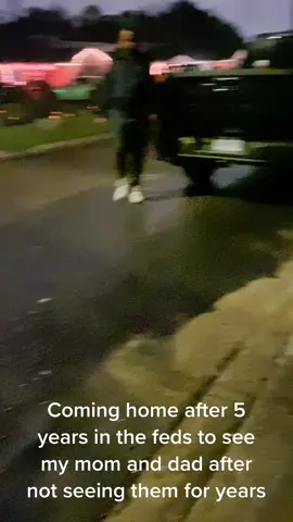 Coming home from prison after 5 years to my mom and dad for the first time in years ! 