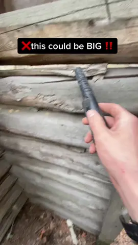 Found behind a 1900 cabin door!!  #fyp #tiktok #exploring #metaldetecting 