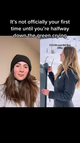 #duet with @emilia.bte #Skiing #skiseason #greengirls #apresski 