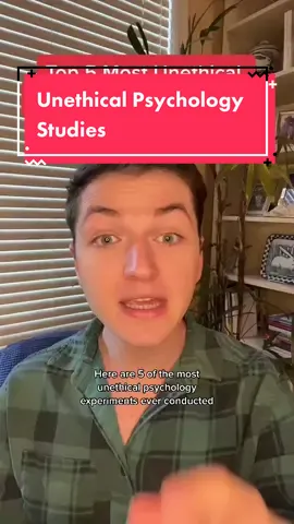 One of my top TikToks of 2022 — the most unethical psychology experiments #psychology #psychologyexperiments #unethicalexperiments #stanfordprisonexperiment #milgram #harlowesmonkeys #littlealbert 